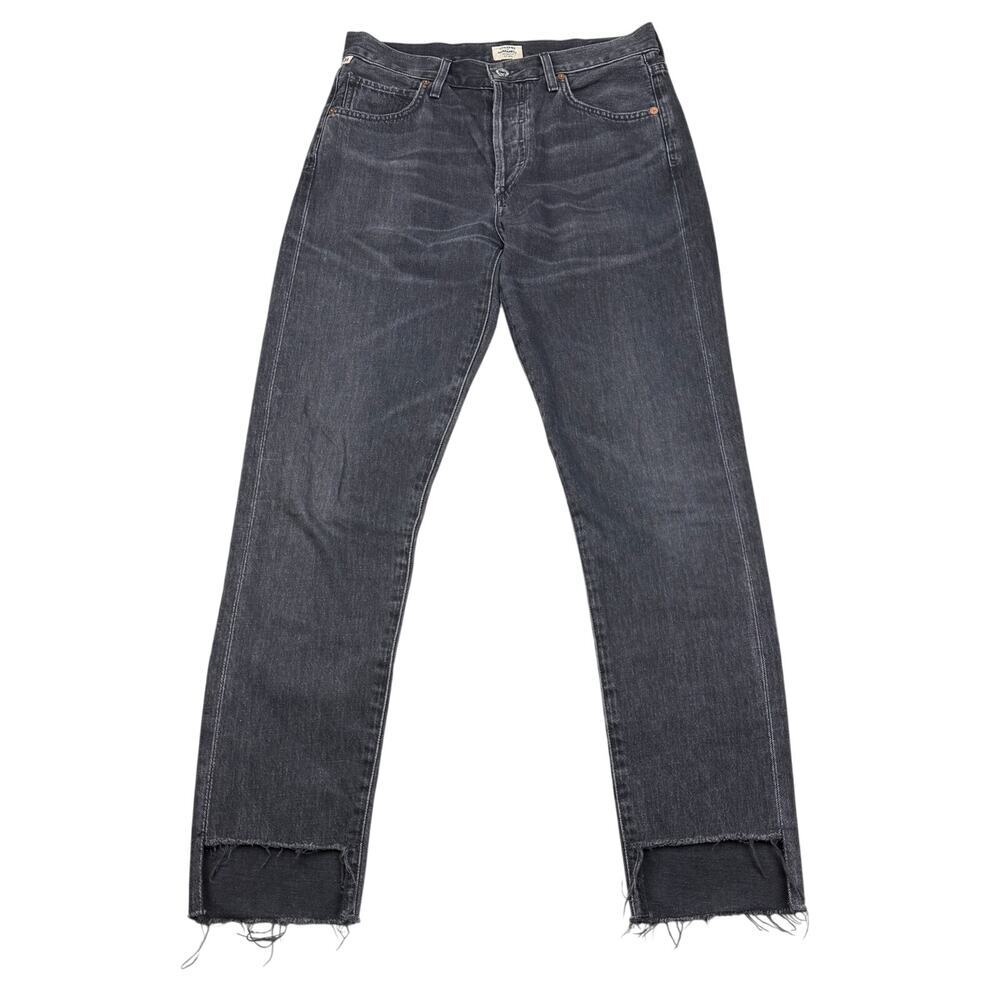 CITIZENS OF HUMANITY Liya Hi Low Hem Classic Fit Jean Size 25 Outsider - Picture 5 of 10